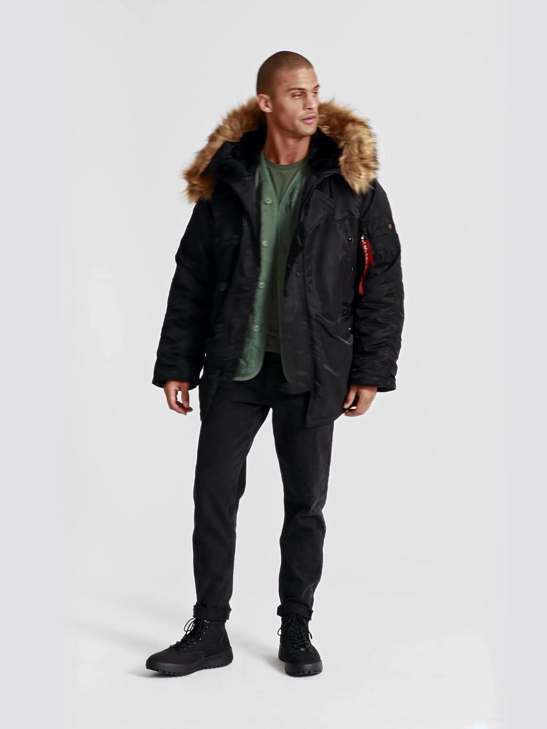 imageAlpha Industries Mens N3B ParkaBlack