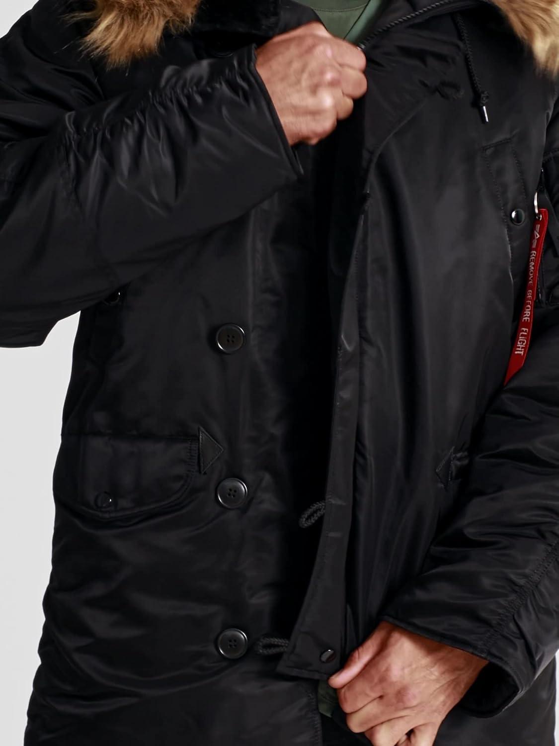 imageAlpha Industries Mens N3B ParkaBlack