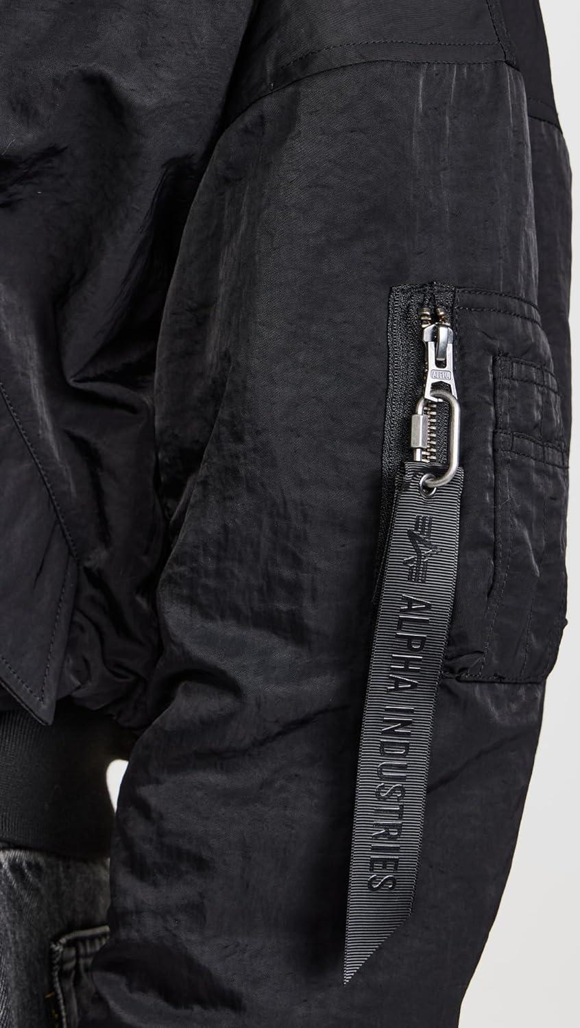 imageAlpha Industries Womens Shawl Collar Flight JacketBlack