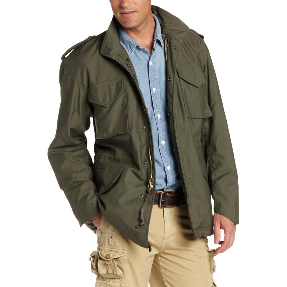 imageAlpha Industries M65 Field Jacket  Classic Oversized Military Field CoatOlive Green