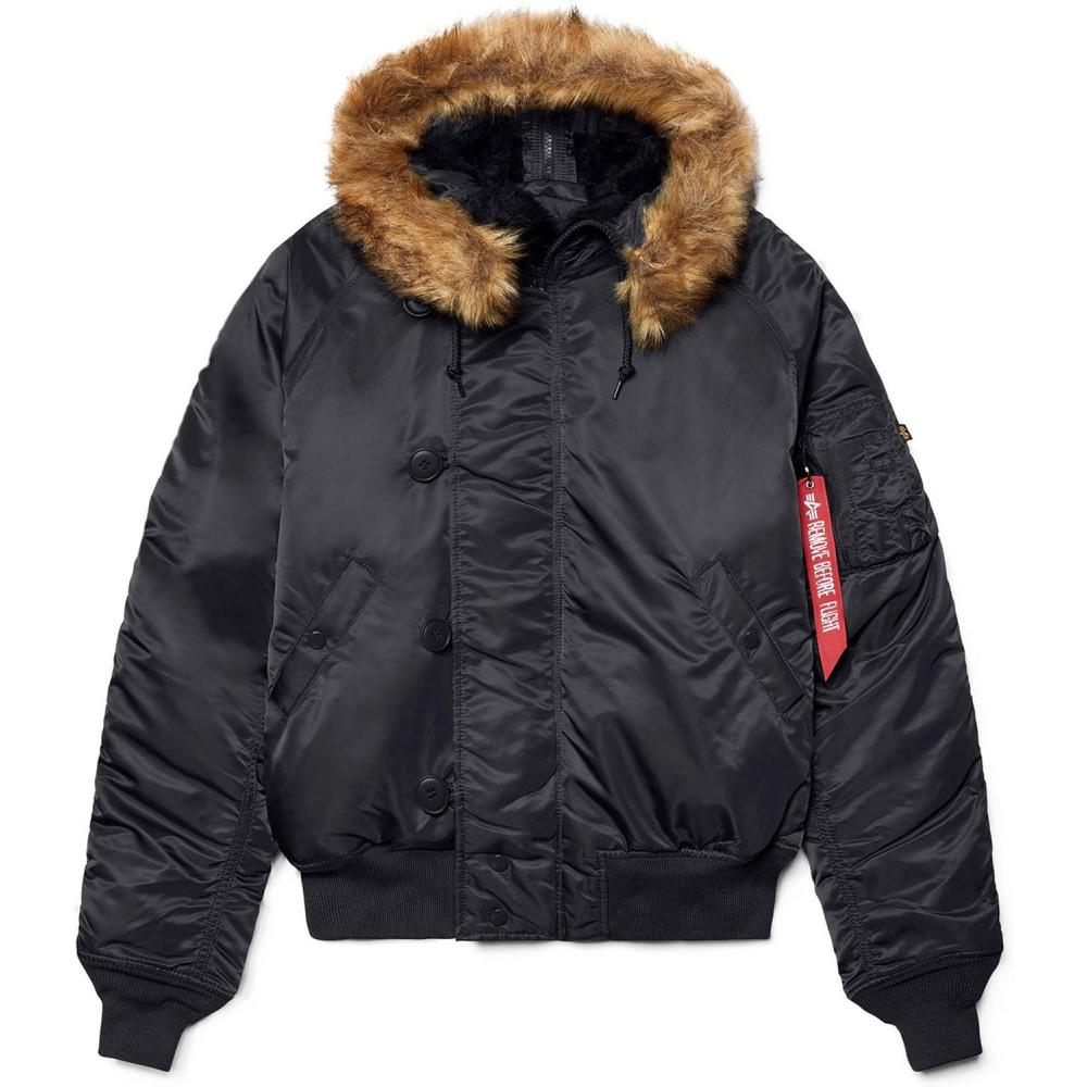 imageAlpha Industries Mens N2B Short Waist Parka XL BlackBlack