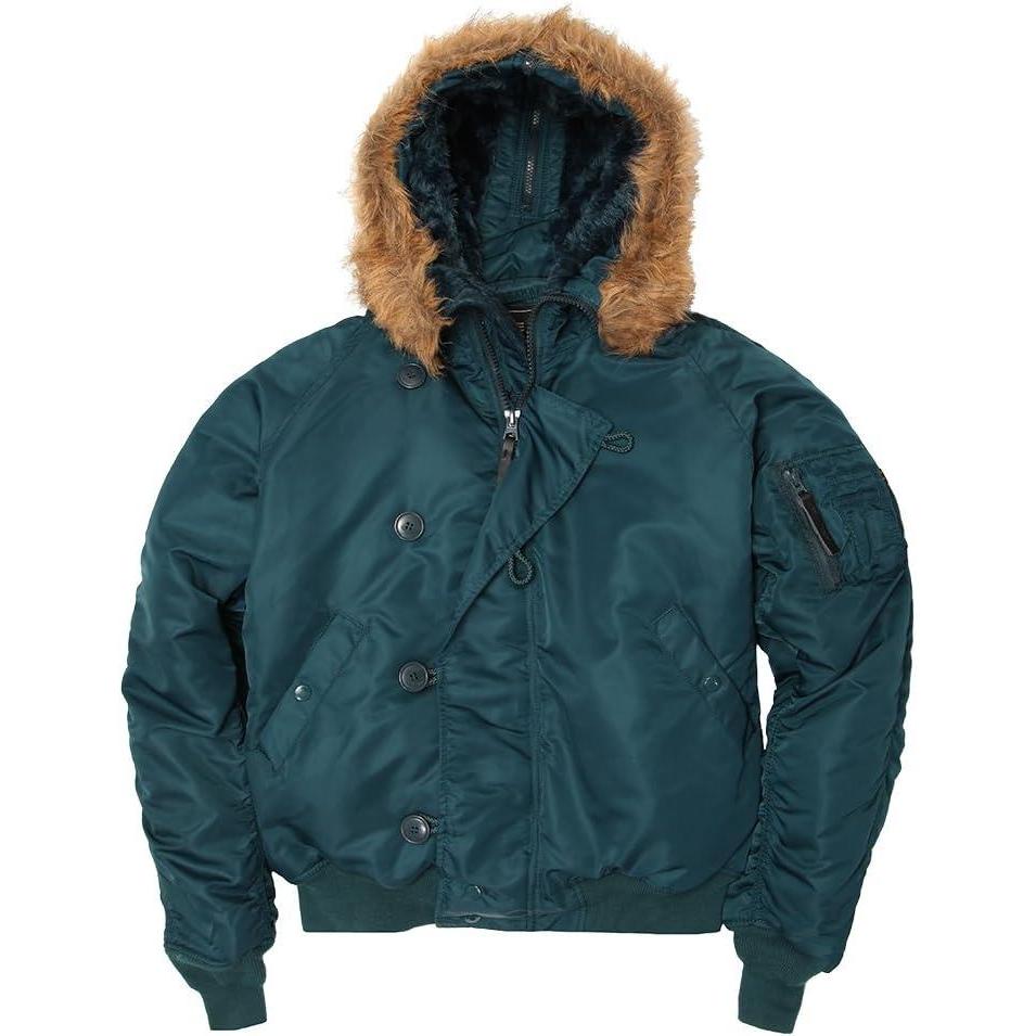 imageAlpha Industries Mens N2B Short Waist Parka XL BlackNavy