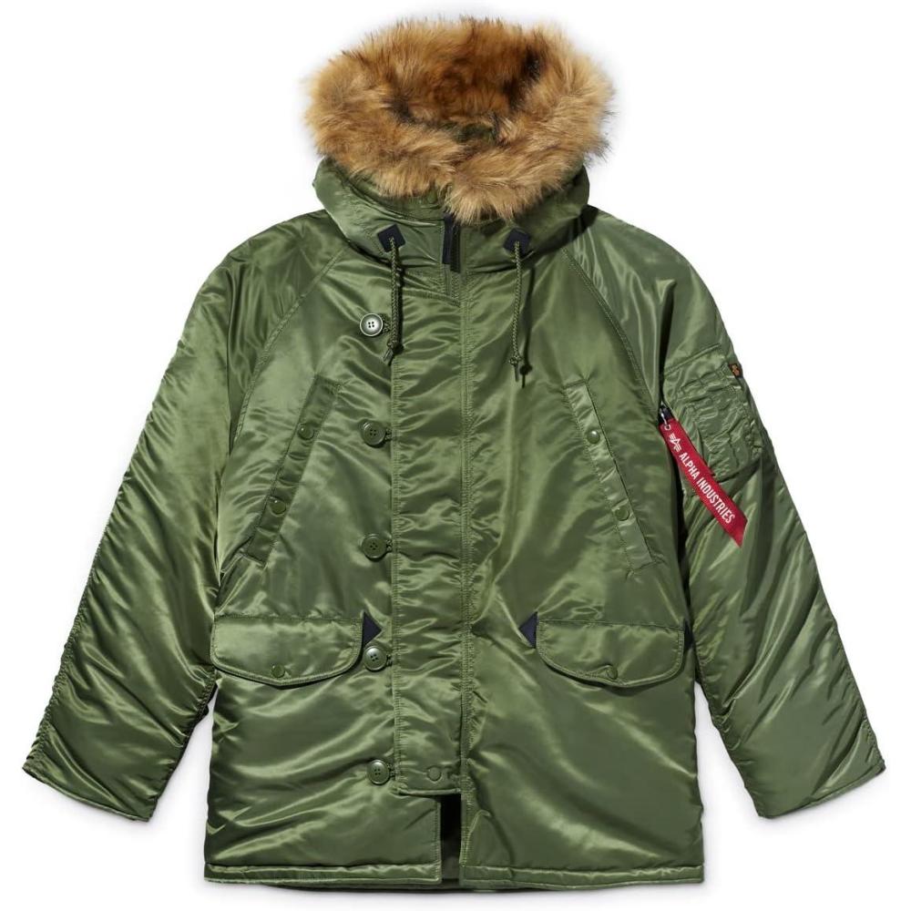 imageAlpha Industries Mens N3B ParkaSage