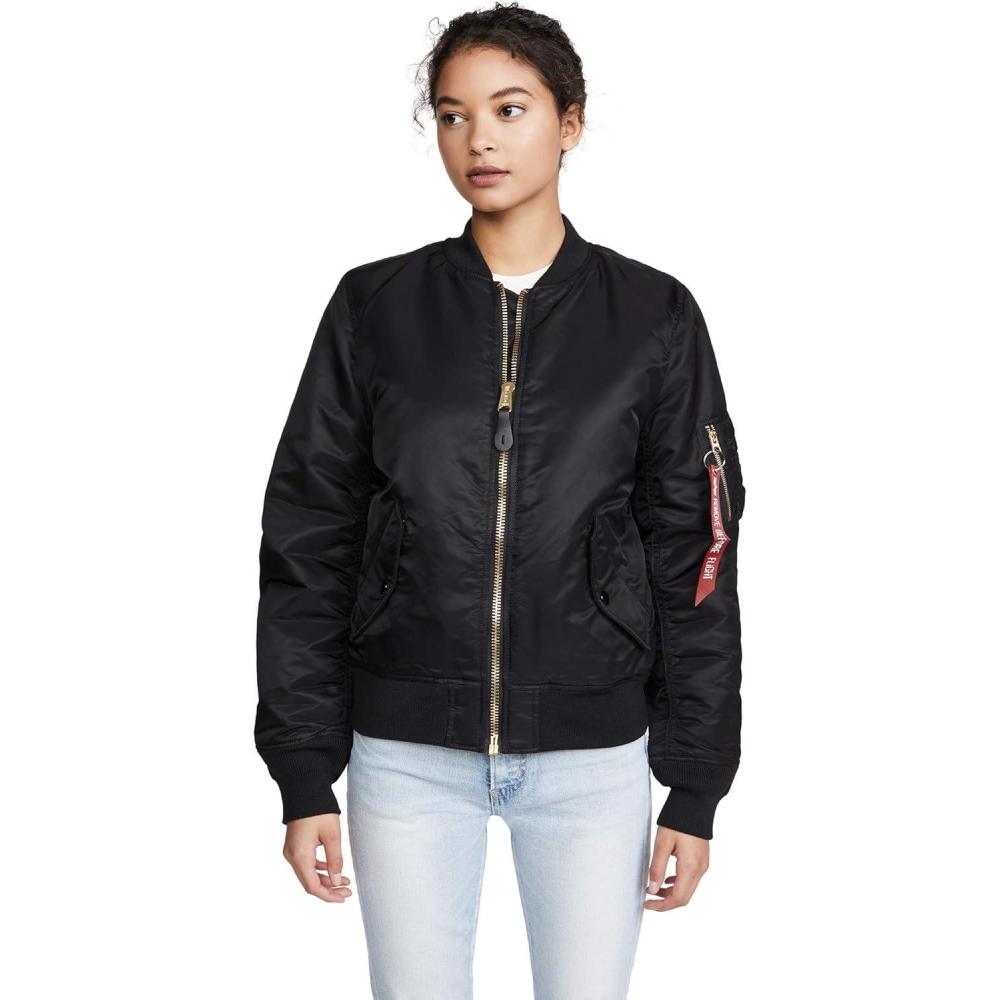 imageAlpha Industries Womens MA1 Flight JacketBlack