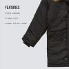 Alpha Industries Boys’ N-3B Parka Coat(Black)