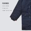 Alpha Industries Boys’ N-3B Parka Coat(Replica Blue)