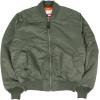 Alpha Industries MA-1 Blood Chit Bomber Flight Jacket – Fighter Pilot Flight Jacket(Sage)