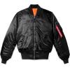 Alpha Industries MA-1 Bomber Flight Jacket – Fighter Pilot Flight Jacket(Black)