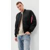Alpha Industries MA-1 Bomber Flight Jacket – Fighter Pilot Flight Jacket(Black)