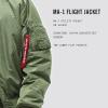 Alpha Industries MA-1 Bomber Flight Jacket – Fighter Pilot Flight Jacket(Sage)