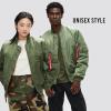 Alpha Industries MA-1 Bomber Flight Jacket – Fighter Pilot Flight Jacket(Sage)