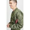 Alpha Industries MA-1 Slim Fit Bomber Flight Jacket – Fighter Pilot Flight Jacket(Sage)