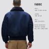 Alpha Industries Men’s B-15 Flight Jacket(Replica Blue)