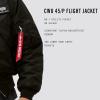 Alpha Industries Men’s CWU 45/P Flight Jacket(Black)