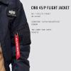 Alpha Industries Men’s CWU 45/P Flight Jacket(Replica Blue)