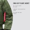 Alpha Industries Men’s CWU 45/P Flight Jacket(Sage)