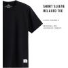 Alpha Industries Men’s Cotton T-Shirt – Relaxed Fit Short Sleeve Tee for Casual Wear Soft Lightweight Crewneck Shirt(Black)