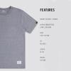 Alpha Industries Men’s Cotton T-Shirt – Relaxed Fit Short Sleeve Tee for Casual Wear Soft Lightweight Crewneck Shirt(Medium Charcoal Heather)