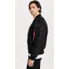 Alpha Industries Men’s Ma-1 Mod Bomber Flight Jacket(Black)