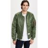 Alpha Industries Men’s Ma-1 Mod Bomber Flight Jacket(Sage)