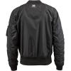 Alpha Industries Men’s Ma-1 Skymaster Mid Length Zip Flight Jacket with Pockets(Black)
