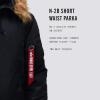 Alpha Industries Men’s N-2B Short Waist Parka (XL, Black)(Black)