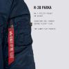 Alpha Industries Men’s N-3B Parka(Replica Blue)
