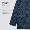 Alpha Industries Men’s N-3B Parka(Replica Blue)