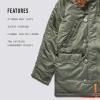 Alpha Industries Men’s Slim Fit N-3b Parka(Sage)