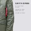 Alpha Industries Men’s Slim Fit N-3b Parka(Sage)