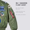 Alpha Industries Men’s Squadron MA-1 Flight Jacket(Sage)