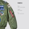 Alpha Industries Men’s Squadron MA-1 Flight Jacket(Sage)