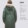 Alpha Industries Women’s Elyse Parka(Sage Green)