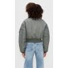 Alpha Industries Women’s MA-1 Cropped Flight Jacket(Field Gray)