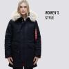 Alpha Industries Women’s N-3B Parka(Black)