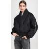 Alpha Industries Women’s Shawl Collar Flight Jacket(Black)