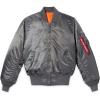 Alpha Industries MA-1 Bomber Flight Jacket – Fighter Pilot Flight Jacket(Gun Metal)