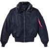 Alpha Industries Men’s B-15 Flight Jacket(Replica Blue)