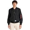 Alpha Industries Men’s Ma-1 Skymaster Mid Length Zip Flight Jacket with Pockets(Gen Ii – Black)