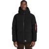 Alpha Industries Men’s Puffer Parka(Black)
