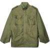 Alpha Industries mens Tall Size M-65 Thigh Length Zip Field Coat With Pockets(Olive)