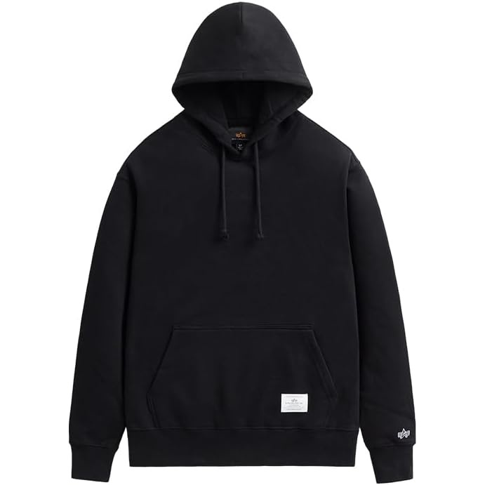 image:imageAlpha Industries Unisex Essential Hoodie SweatshirtBlack